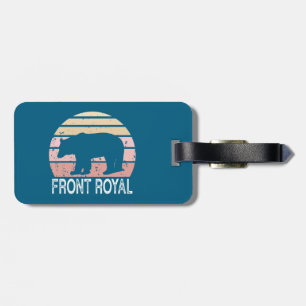 Étiquette À Bagage Ours rétro avant Royal Virginia