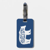 Étiquette À Bagage Ours Revelstoke (Dos Vertical)