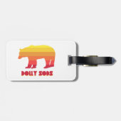 Étiquette À Bagage Ours sauvage Dolly Sods (Dos horizontal)