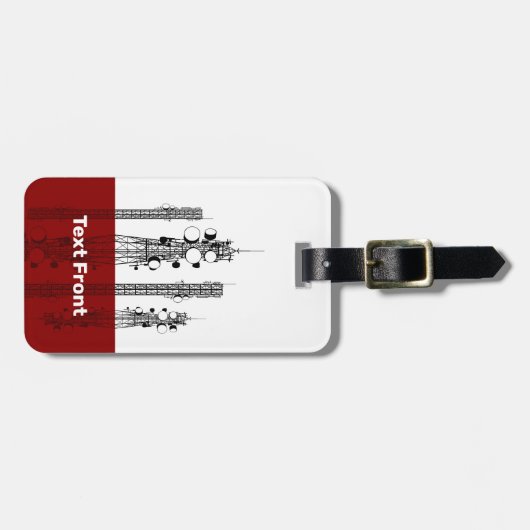 Étiquette À Bagage Outils de communication (Devant horizontal)