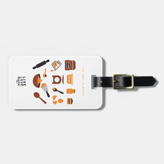 Étiquette À Bagage Outils de cuisson doux (Devant horizontal)