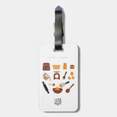 Étiquette À Bagage Outils de cuisson doux (Dos Vertical)