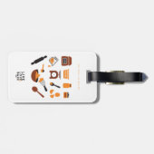 Étiquette À Bagage Outils de cuisson doux (Dos horizontal)
