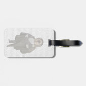 Étiquette À Bagage Owl à l'opéra (Dos horizontal)