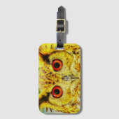 Étiquette À Bagage Owl Art (Devant Vertical)