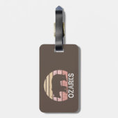 Étiquette À Bagage Ozarks Bear (Dos Vertical)