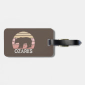 Étiquette À Bagage Ozarks Bear (Dos horizontal)