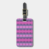 Étiquette À Bagage P&P Ikat 6 (Devant Vertical)