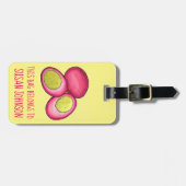 Étiquette À Bagage PA Néerlandais Nourriture Pické Dur Bois de better (Devant horizontal)