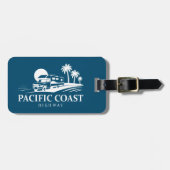 Étiquette À Bagage Pacific Coast Highway Véhicule récréatif (Devant horizontal)