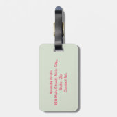 Étiquette À Bagage Pack De Fraises (Dos Vertical)