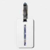 Étiquette À Bagage Paddle Chattanooga Tennessee Kayak (Dos Vertical)