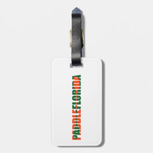 Étiquette À Bagage Paddle Florida Kayaking (Dos Vertical)