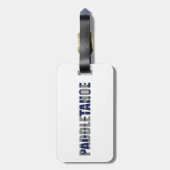 Étiquette À Bagage Paddle Lake Tahoe Kayaking (Dos Vertical)