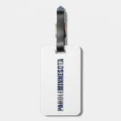 Étiquette À Bagage Paddle Minnesota Kayaking (Dos Vertical)