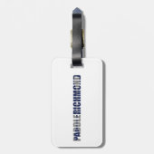 Étiquette À Bagage Paddle Richmond Virginia Kayaking (Dos Vertical)