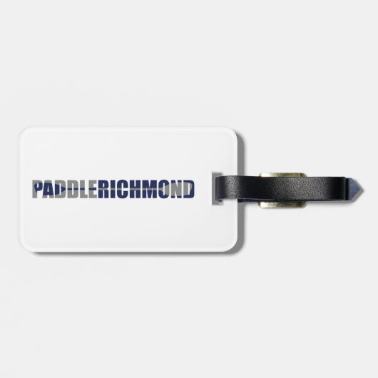 Étiquette À Bagage Paddle Richmond Virginia Kayaking (Dos horizontal)