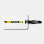 Étiquette À Bagage Paddle Wisconsin Kayaking (Dos horizontal)