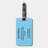 Étiquette À Bagage Paddleboarding en stand-up (Dos Vertical)