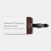 Étiquette À Bagage Page TZ™ Burning Through (Dos horizontal)