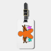 Étiquette À Bagage Pain d'épice Marionnette Mastercard Caractères de  (Devant Vertical)