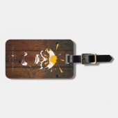 Étiquette À Bagage Paintball Crâne (Devant horizontal)