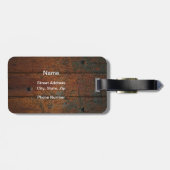 Étiquette À Bagage Paintball Crâne (Dos horizontal)