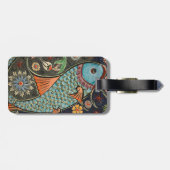 Étiquette À Bagage Painted Fish (Dos horizontal)