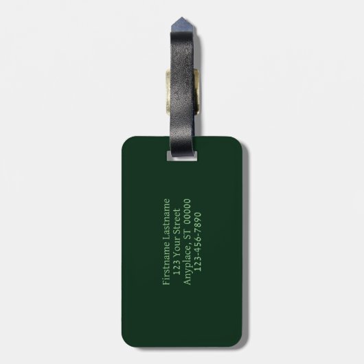 Étiquette À Bagage Paire de fleurs Clematis blanches personnalisée (Dos Vertical)