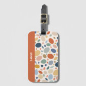 Étiquette À Bagage Palette de galets (Devant Vertical)