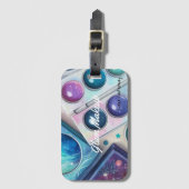 Étiquette À Bagage Palette de maquillage Glam Sparkle (Devant Vertical)