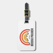 Étiquette À Bagage Palisade moyenne Californie (Devant Vertical)