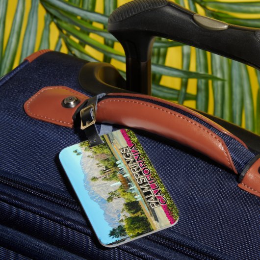 Étiquette À Bagage Palm Springs (Insitu Rectoal 1)