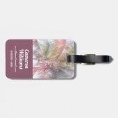 Étiquette À Bagage Palmier rêveur (Dos horizontal)