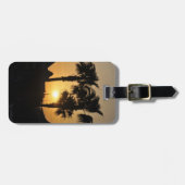 Étiquette À Bagage Palmiers (Devant horizontal)