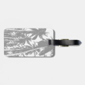 Étiquette À Bagage Palmiers à la conception pointue (Dos horizontal)