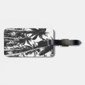 Étiquette À Bagage Palmiers à la conception pointue (Dos horizontal)