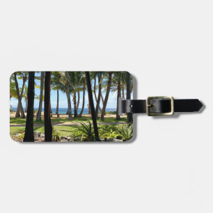 Étiquette À Bagage Palmiers de Maui Beach Hawaii