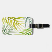 Étiquette À Bagage Palmiers ombragés (Devant horizontal)