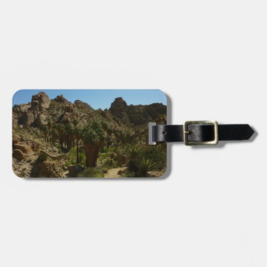 Étiquette À Bagage Palms perdus Oasis II au parc national de Joshua T (Devant horizontal)