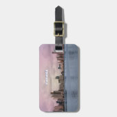 Étiquette À Bagage Panama Skyline (Devant Vertical)