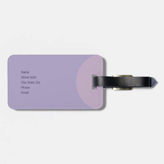 Étiquette À Bagage Panama Skyline (Dos horizontal)