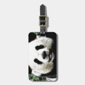 Étiquette À Bagage Panda (Devant Vertical)