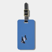 ÉTIQUETTE À BAGAGE PANDA (Devant Vertical)