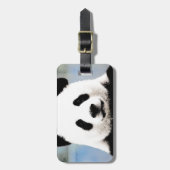 Étiquette À Bagage Panda (Devant Vertical)