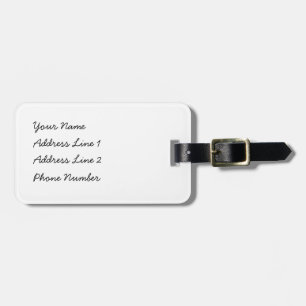 Étiquette À Bagage Panda de Kawaii