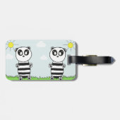 Étiquette À Bagage Panda Enfants (Dos horizontal)