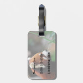 Étiquette À Bagage Panda rouge (Dos Vertical)