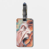 Étiquette À Bagage Panic Waves peinture à l'huile (Dos Vertical)