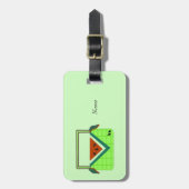 Étiquette À Bagage Panier de pique-nique de pastèque (Devant Vertical)